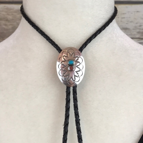 Sterling Silver Bolo Tie - Picture 1 of 8